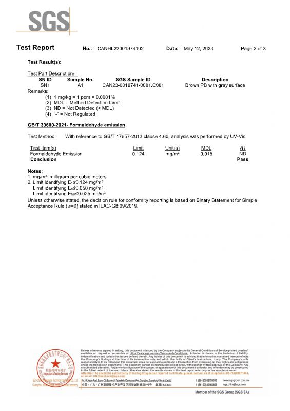 2023SGS麻将胡了2家居检测报告英文版