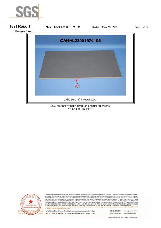 2023SGS麻将胡了2家居检测报告英文版